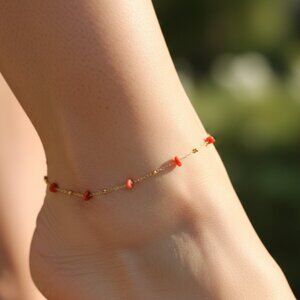 Elegant Handmade Anklet – Perfect for Women & Girls | Ideal Gift Option, DYC1724